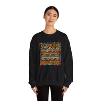 Pre-Columbian Tribal Stripe Pattern Unisex Sweatshirt