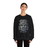 Mayan Sacred Head Stone Unisex Sweatshirt