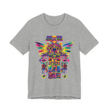 Psychedelic Mesoamerican Totem Mask Unisex T-Shirt
