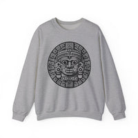 Aztec Totem Mesoamerican Art Illustration Unisex Sweatshirt