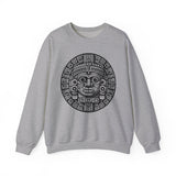 Aztec Totem Mesoamerican Art Illustration Unisex Sweatshirt