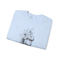 Young Jaguar Warrior Sketch Unisex Sweatshirt