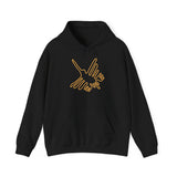 Nazca Lines Style Bird Unisex Hoodie
