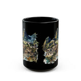 Andean Lost City Inca Temple Black Mug