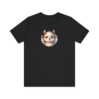 Inca Andean Llama Baby Face Illustration Unisex T-Shirt