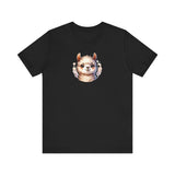 Inca Andean Llama Baby Face Illustration Unisex T-Shirt