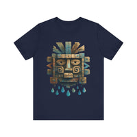 Tlaloc Ancient Rain Mask Glyph Unisex T-Shirt