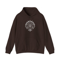 Sacred Tribal Chief Emblem Illustration Unisex Hoodie