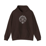 Sacred Tribal Chief Emblem Illustration Unisex Hoodie