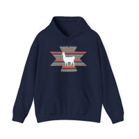 Andean Llama Fiesta Illustration Unisex Hoodie