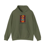 Indigenous Andean Geometric Textile Pattern Unisex Hoodie