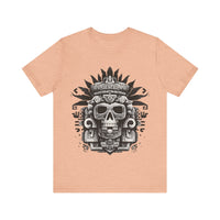 Ah Puch Death God Petroglyph Skull Unisex T-Shirt