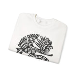 Celestial Mayan Bird Symbol Unisex Sweatshirt