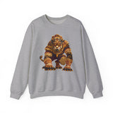 Pixel Art Mayan Jaguar Warrior Unisex Sweatshirt