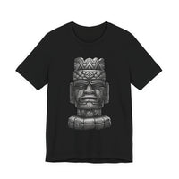 Mesoamerican Monolith Head Unisex T-Shirt