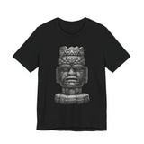 Mesoamerican Monolith Head Unisex T-Shirt