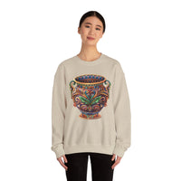 Mesoamerican Ornate Ceremonial Urn Unisex Sweatshirt
