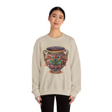 Mesoamerican Ornate Ceremonial Urn Unisex Sweatshirt