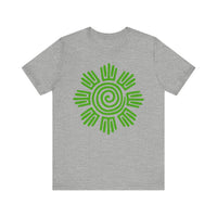 Aztec Plant Spiral Symbol Unisex T-Shirt
