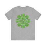 Aztec Plant Spiral Symbol Unisex T-Shirt
