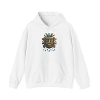 Tlaloc Ancient Rain Mask Glyph Unisex Hoodie