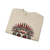 Pixel Art Aztec Skull Totem Unisex Sweatshirt