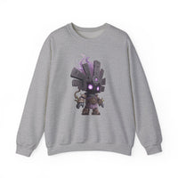 Shadow Aztec God with Glowing Eyes Unisex Sweatshirt