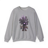 Shadow Aztec God with Glowing Eyes Unisex Sweatshirt