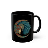 Mama Killa Moon Empress Tribal Crescent Black Mug