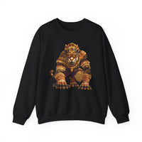 Pixel Art Mayan Jaguar Warrior Unisex Sweatshirt