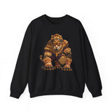 Pixel Art Mayan Jaguar Warrior Unisex Sweatshirt