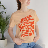 PreColumbian Aztec Head Icon Unisex T-Shirt