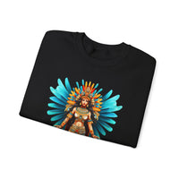 Wonder Aztec Queen Warrior Illustration Unisex Sweatshirt