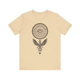 Shadow Phoenix Tribal Emblem Illustration Unisex T-Shirt