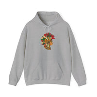 Aztec Warrior Head Illustration Unisex Hoodie