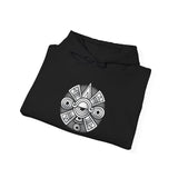Aztec Cosmology Nahui Ollin Unisex Hoodie