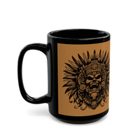 Ancient Tribal Totem Symbol Illustration Black Mug