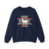 Andean Llama Fiesta Illustration Unisex Sweatshirt