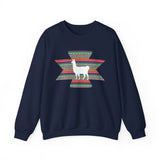Andean Llama Fiesta Illustration Unisex Sweatshirt