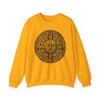 Sacred Aztec Calendar Face Unisex Sweatshirt