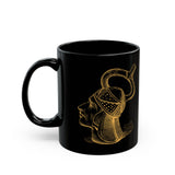 Moche Vase From Peru Black Mug