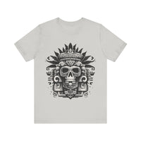 Ah Puch Death God Petroglyph Skull Unisex T-Shirt