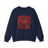 Radiant Tribal Sun Worship Inca Style Unisex Sweatshirt