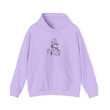 Young Jaguar Warrior Sketch Unisex Hoodie