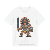 Aztec Blade Hero Pixel Art Unisex T-Shirt