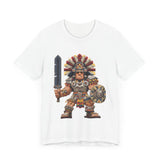 Aztec Blade Hero Pixel Art Unisex T-Shirt