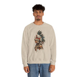 Watercolor Tribal Aztec Warrior Unisex Sweatshirt