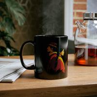 Cultural Heritage Native Portrait Design Black Mug