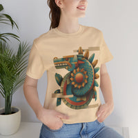 Feathered Serpent Sun Spiral Unisex T-Shirt