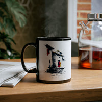 Cuzco Steps Heritage Minimalist Art Black Mug